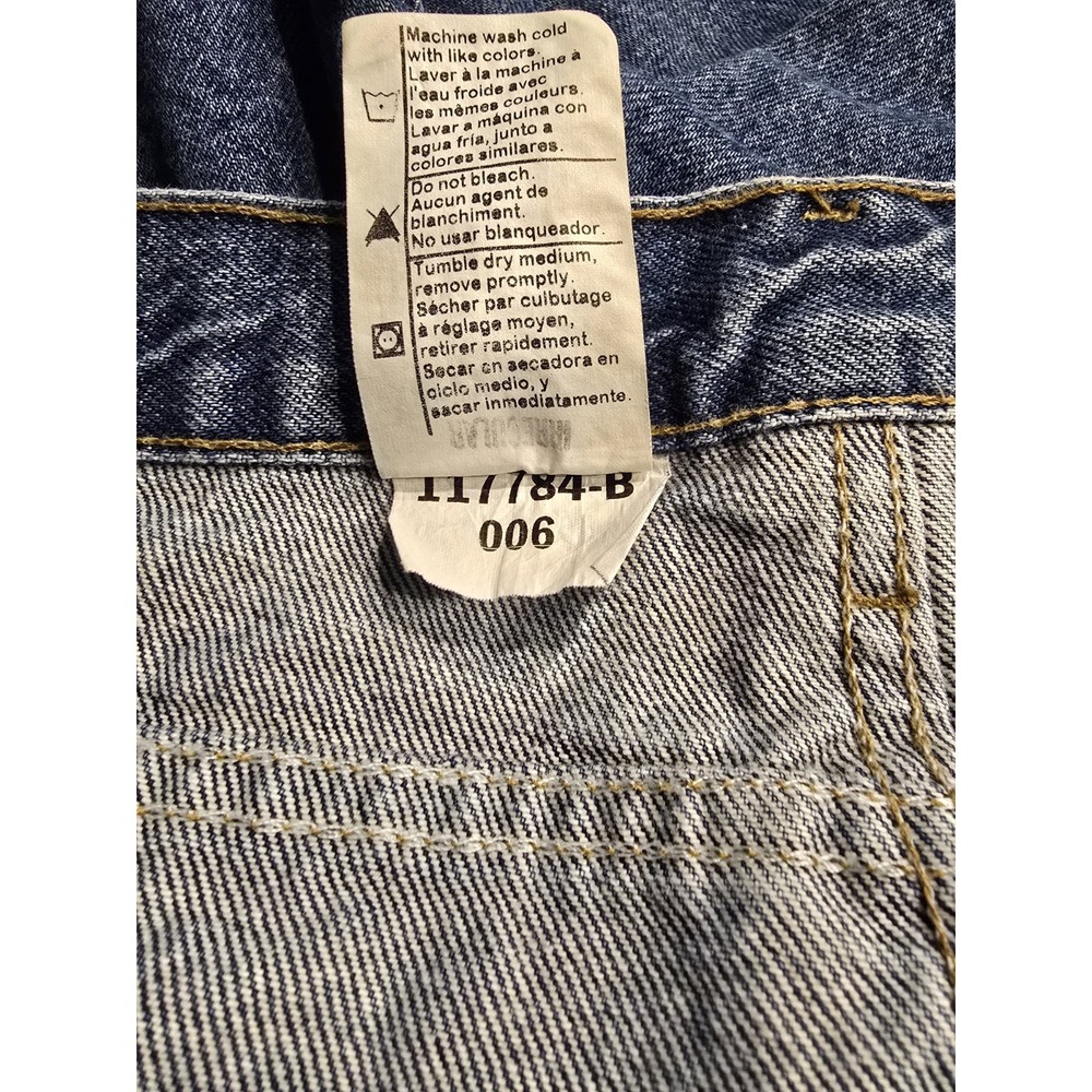 Carhartt B17 DST Relaxed Fit Jeans Mens 42x30 Blue Denim Workwear Pants - Picture 7 of 10